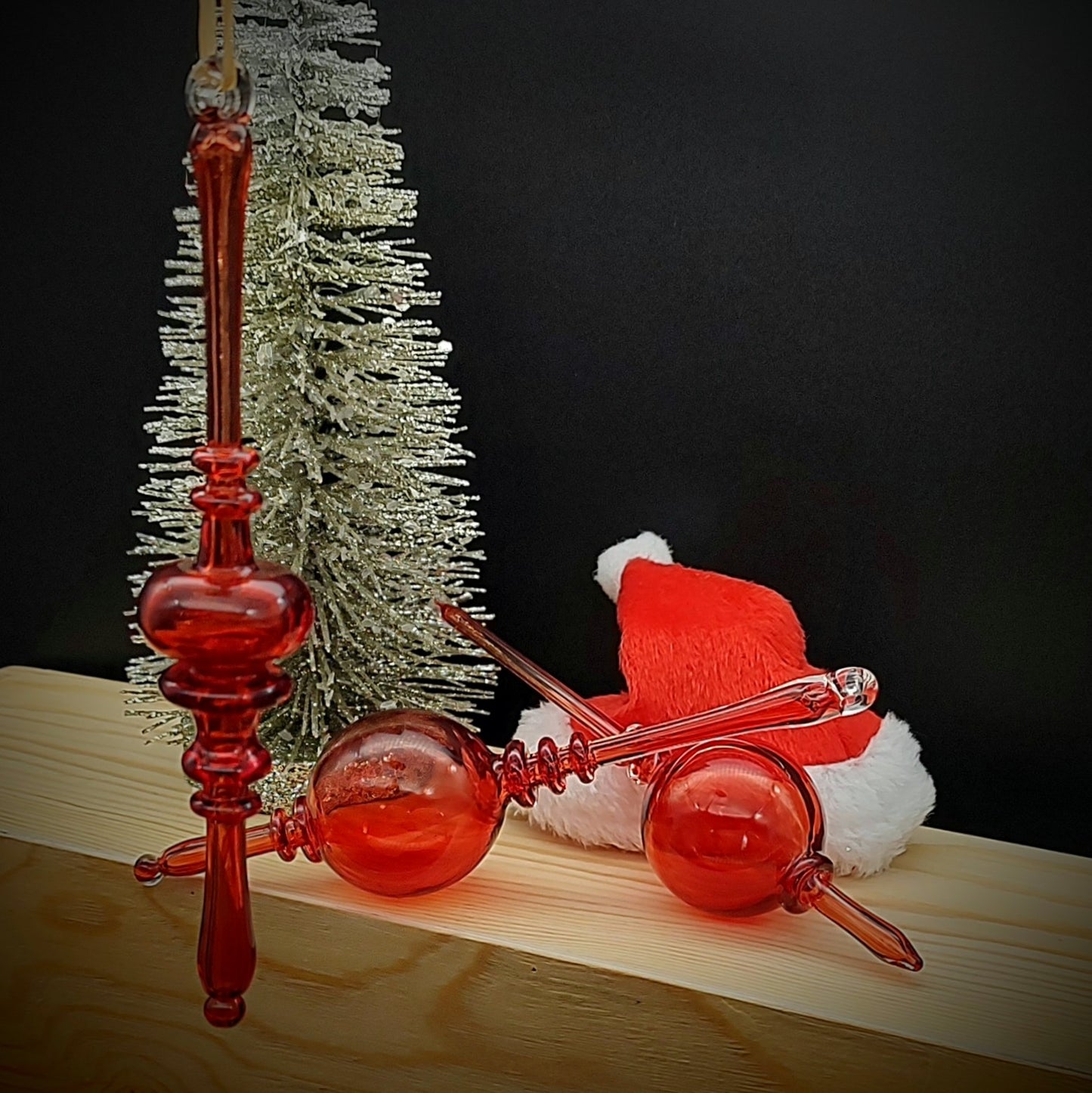 Adorno navideño vintage (listo para enviar)