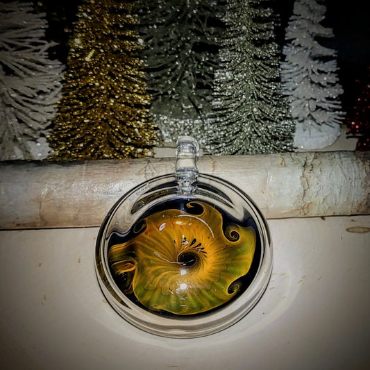 Adorno navideño ahumado (listo para enviar)