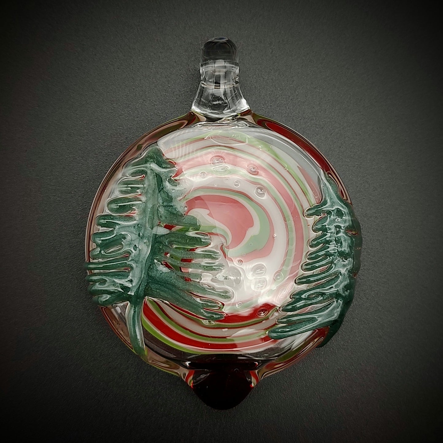 Adorno redondo para árbol de Navidad (con descuento) (listo para enviar)