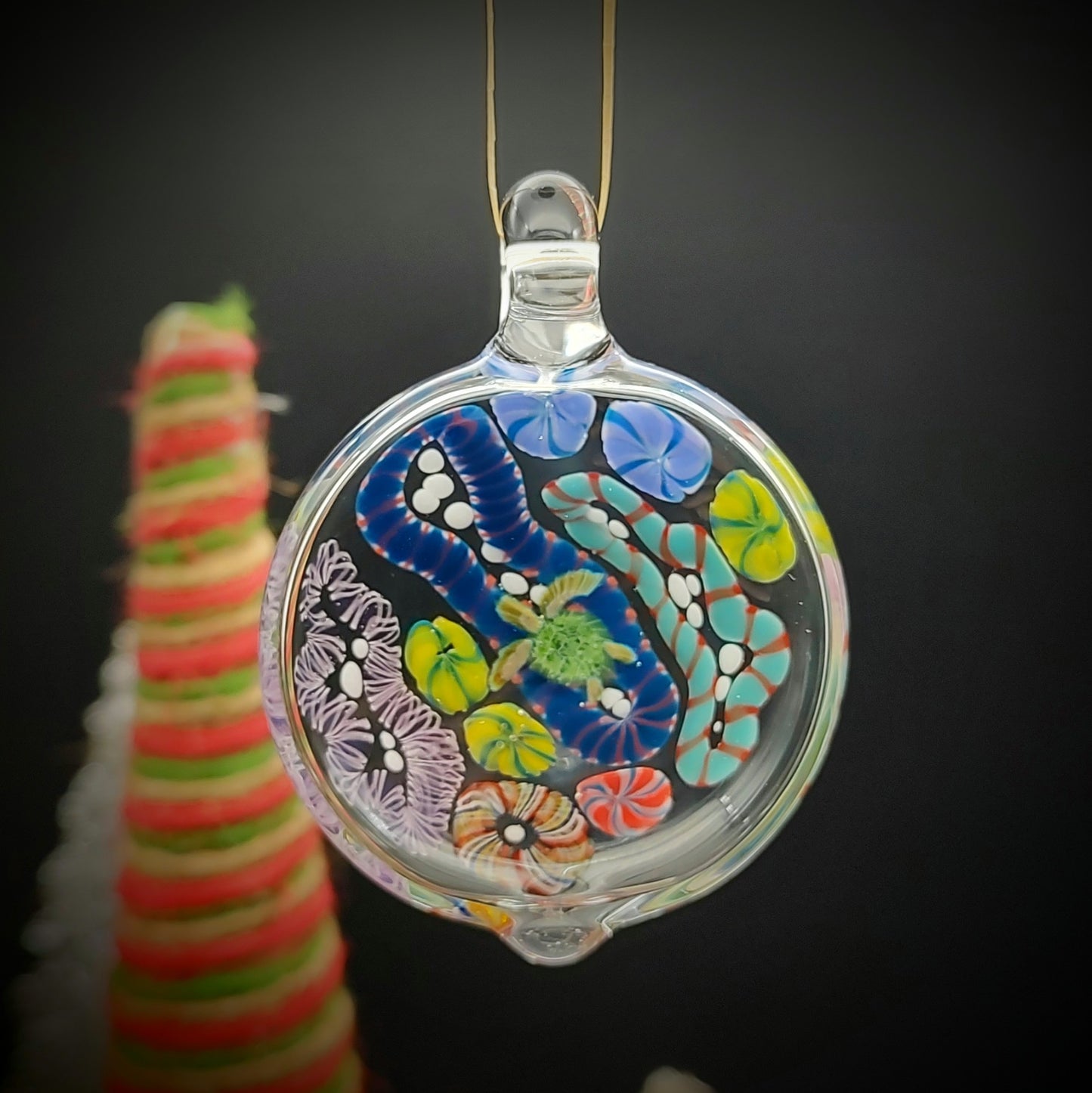 Adorno navideño del paisaje marino (listo para enviar)