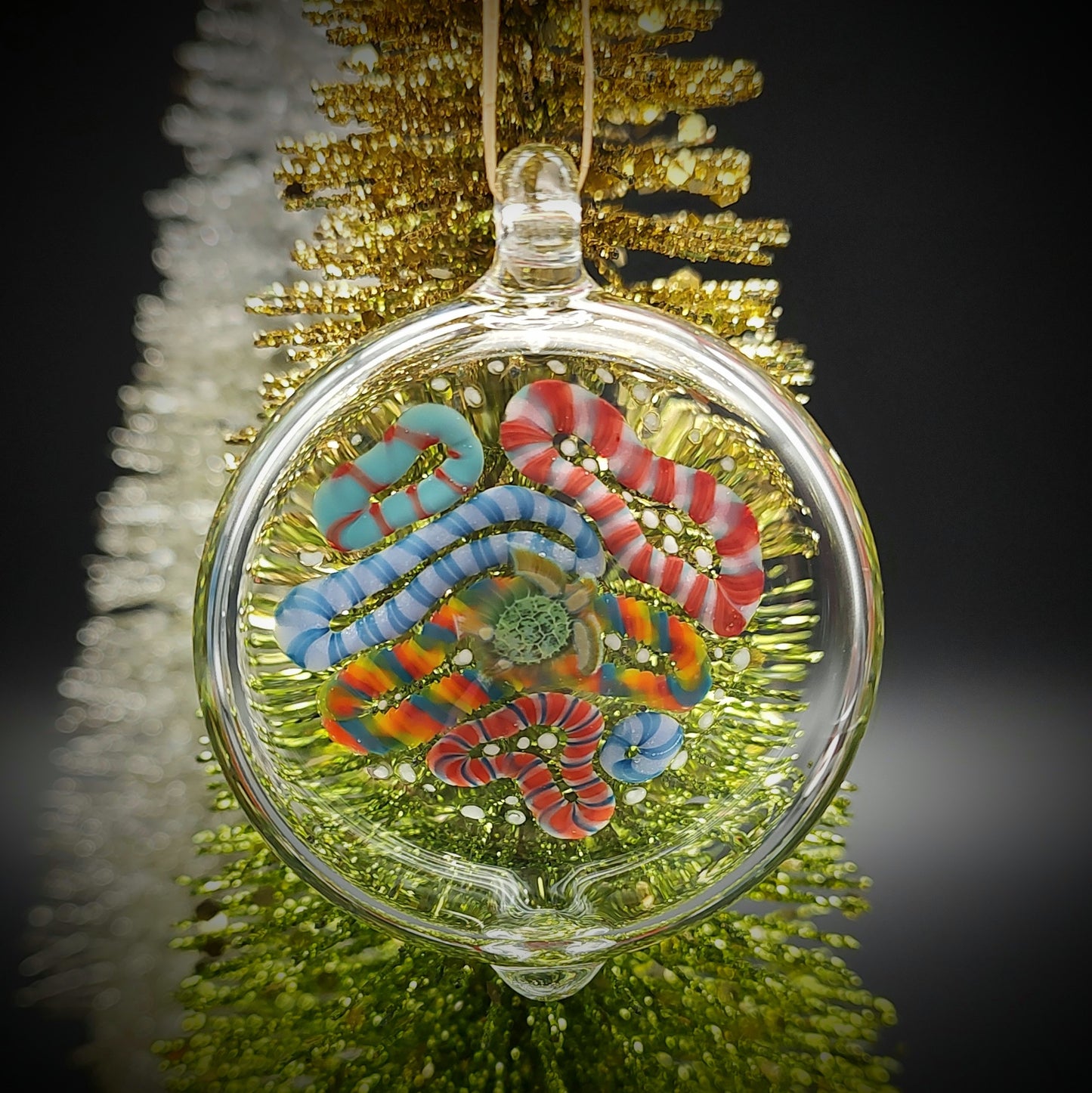Adorno navideño del paisaje marino (listo para enviar)