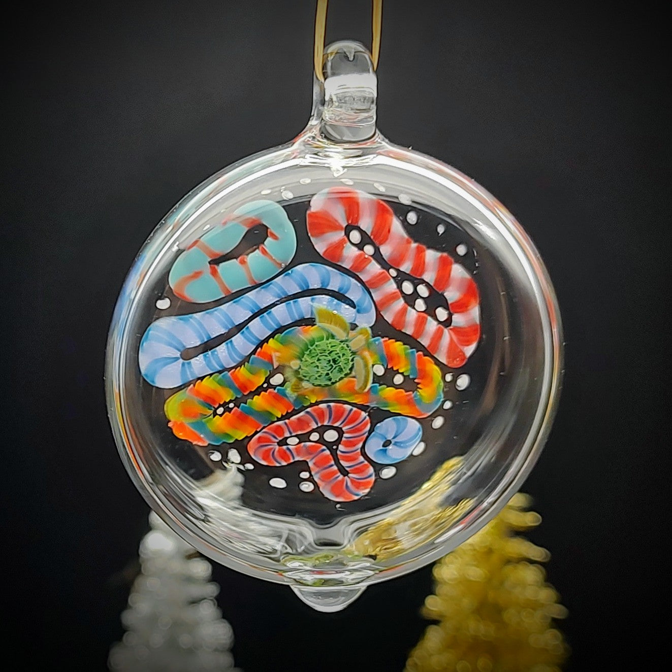 Adorno navideño del paisaje marino (listo para enviar)