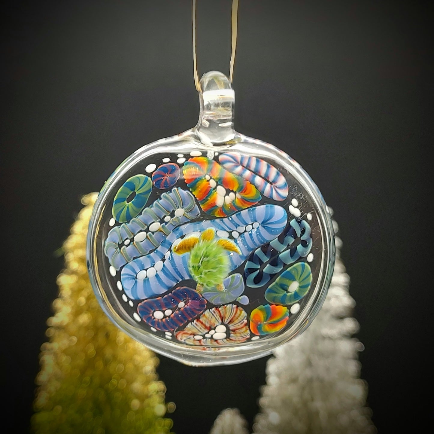 Adorno navideño del paisaje marino (listo para enviar)