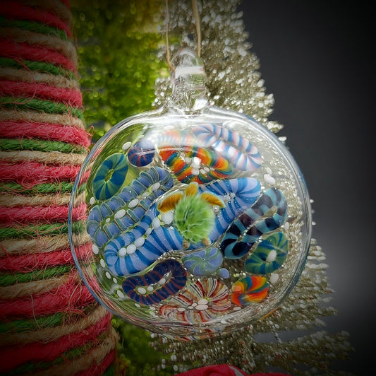 Adorno navideño del paisaje marino (listo para enviar)