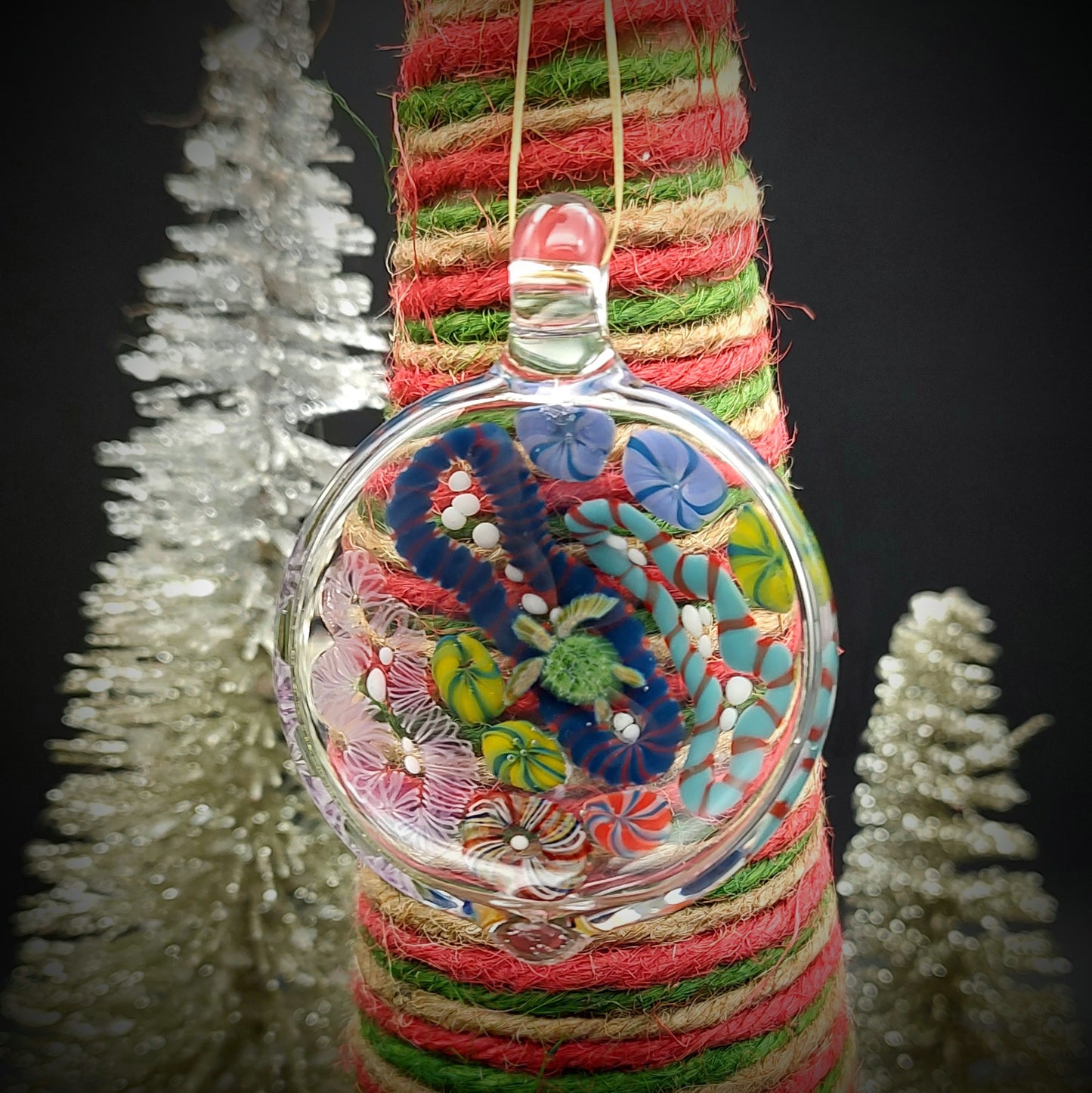 Adorno navideño del paisaje marino (listo para enviar)