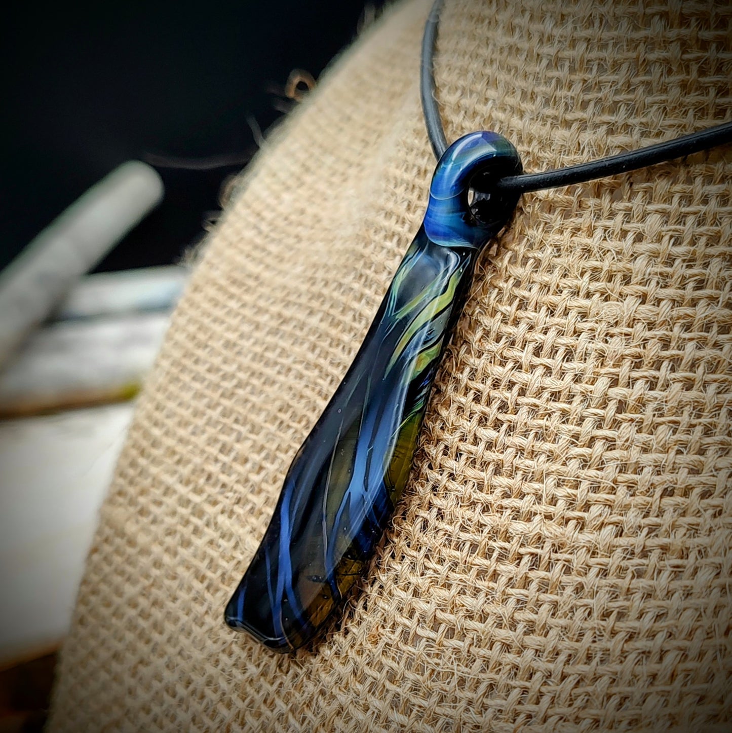 Fumed Askew Pendant (Ready To Ship)
