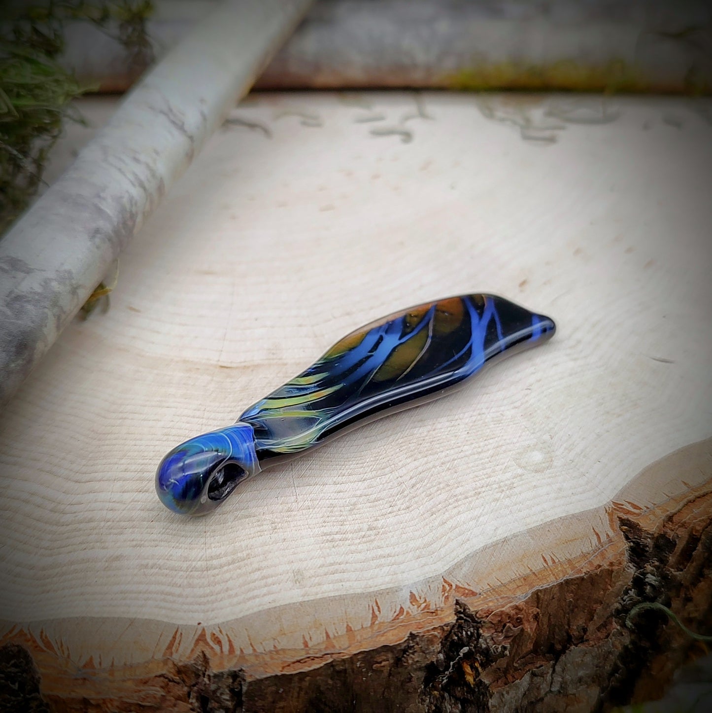 Fumed Askew Pendant (Ready To Ship)