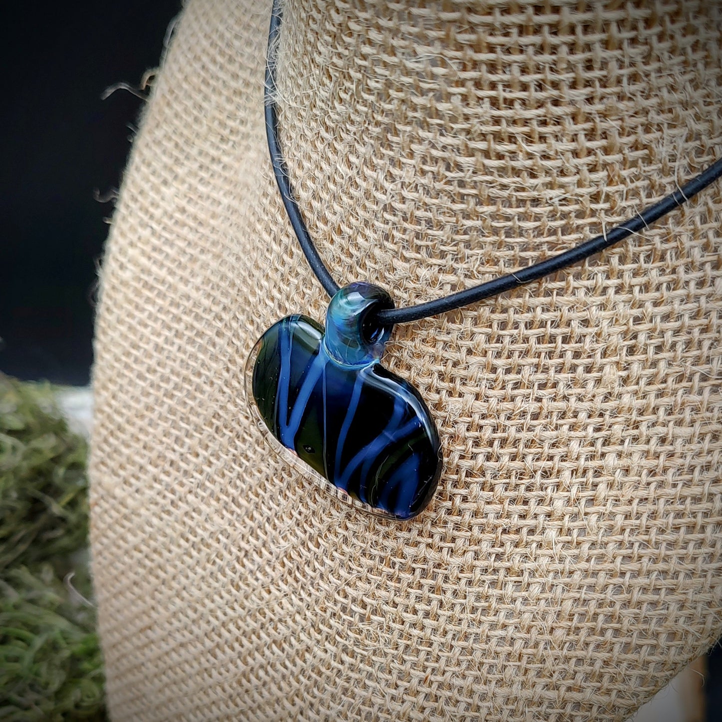 Fumed Askew Pendant (Ready To Ship)