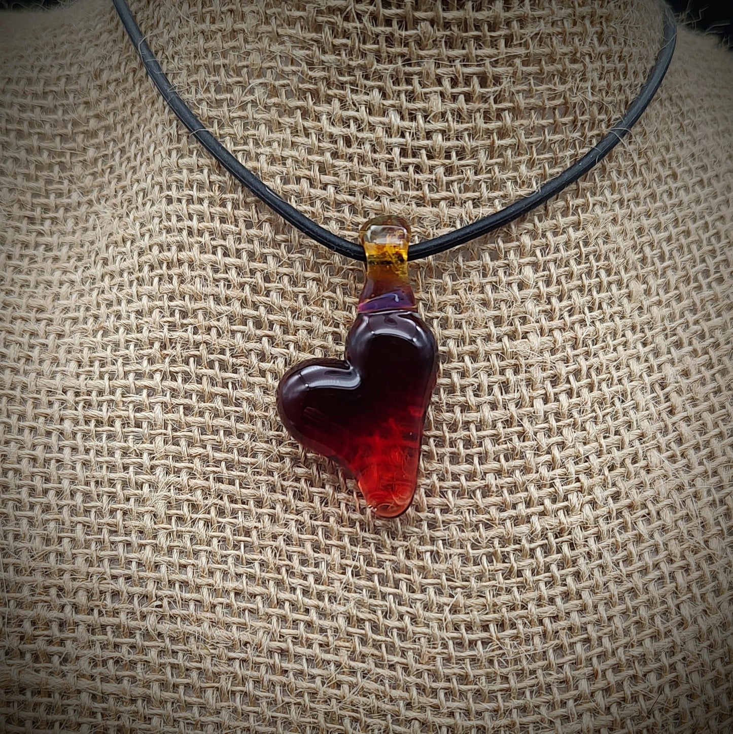 Colgante de corazón (listo para enviar)
