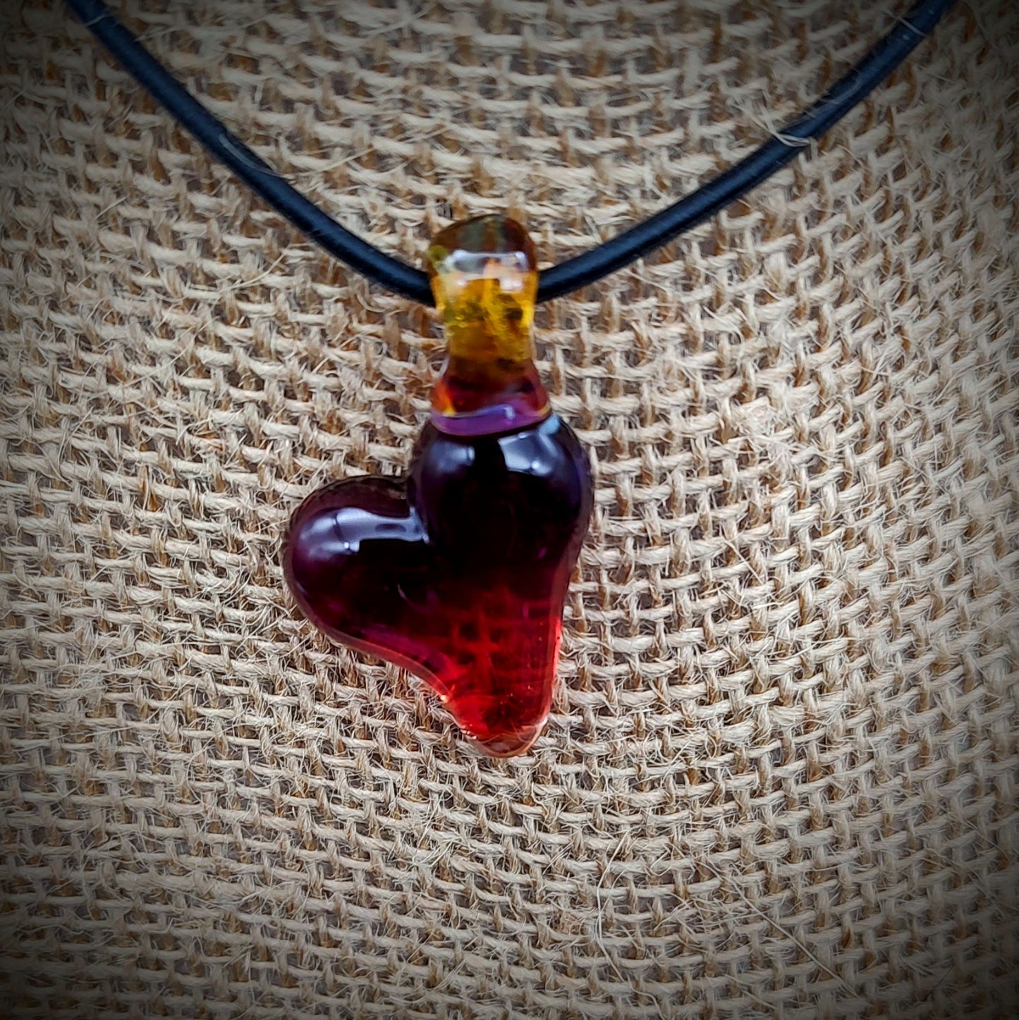Colgante de corazón (listo para enviar)