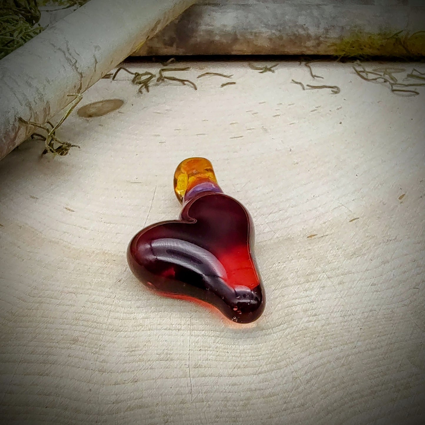 Colgante de corazón (listo para enviar)