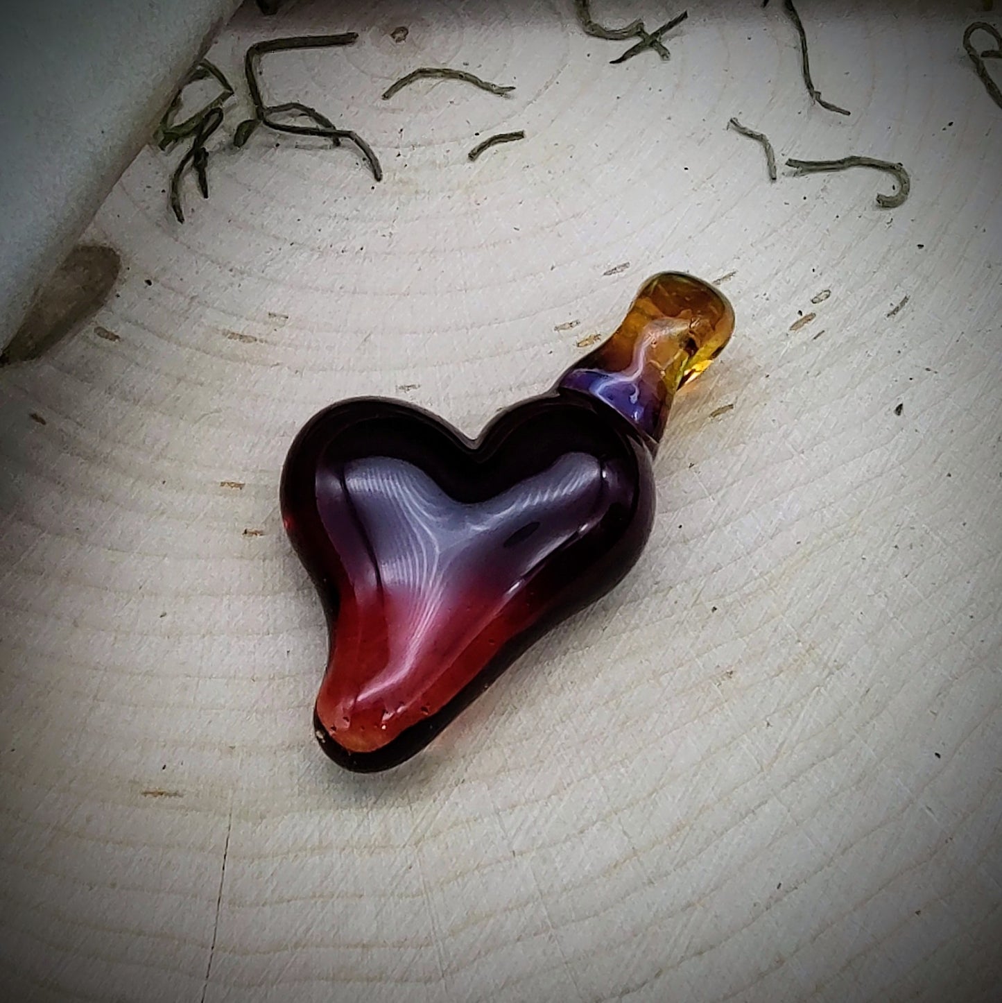 Colgante de corazón (listo para enviar)