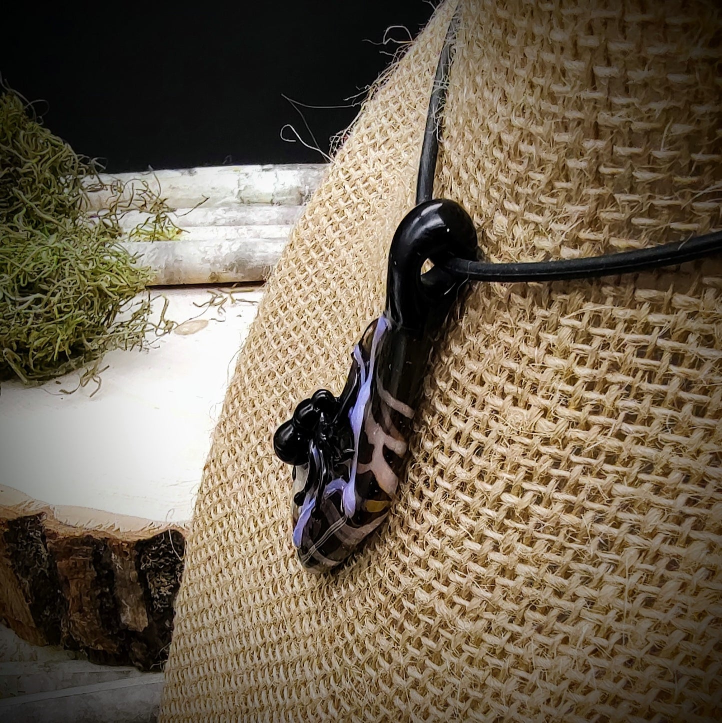 Colgante de araña ahumado (listo para enviar)