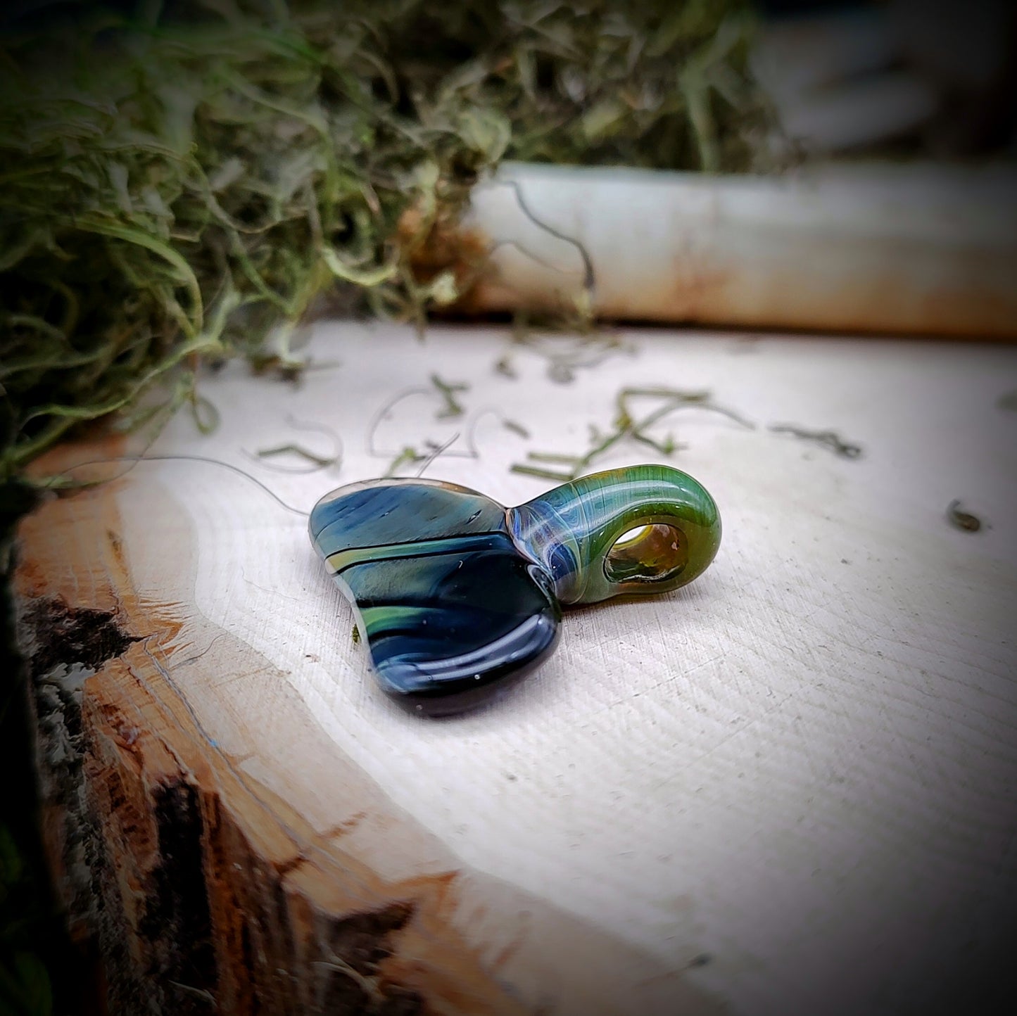 Fumed Askew Pendant (Ready To Ship)