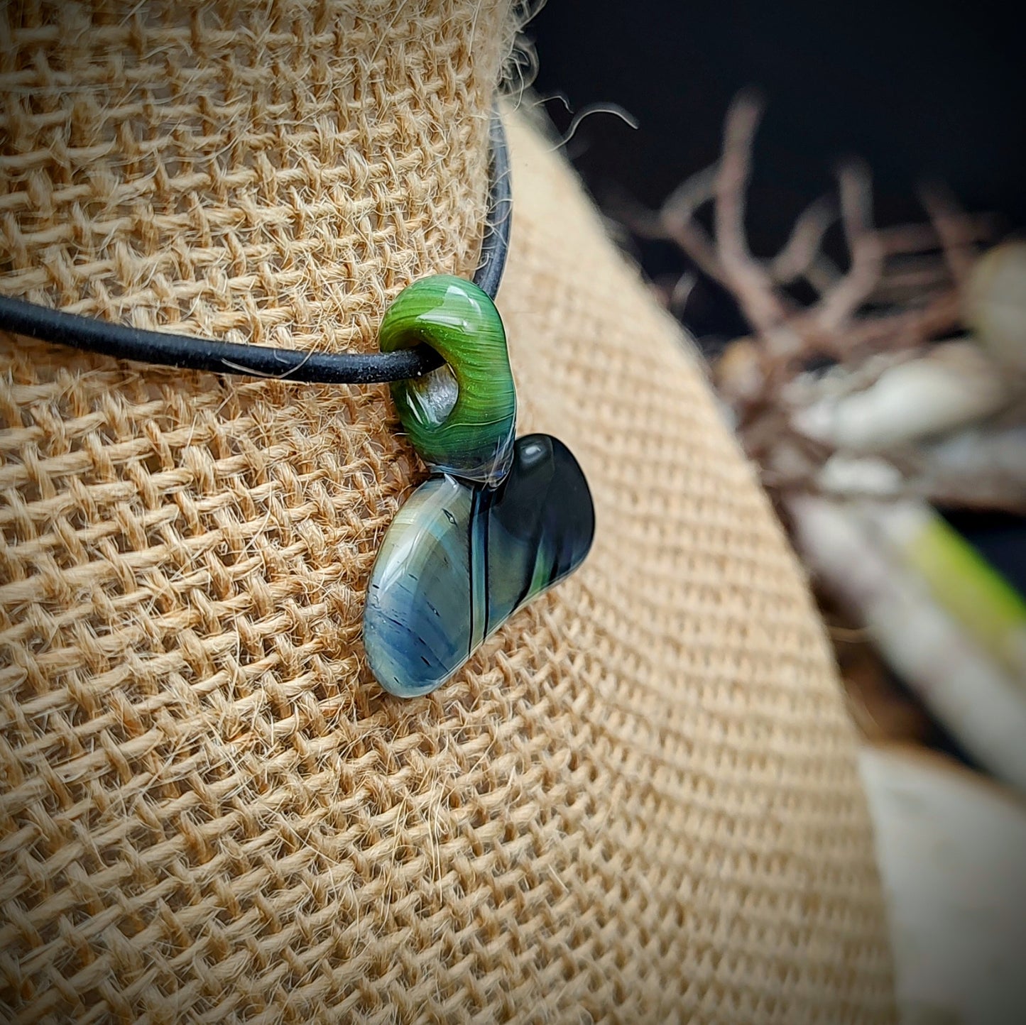 Fumed Askew Pendant (Ready To Ship)