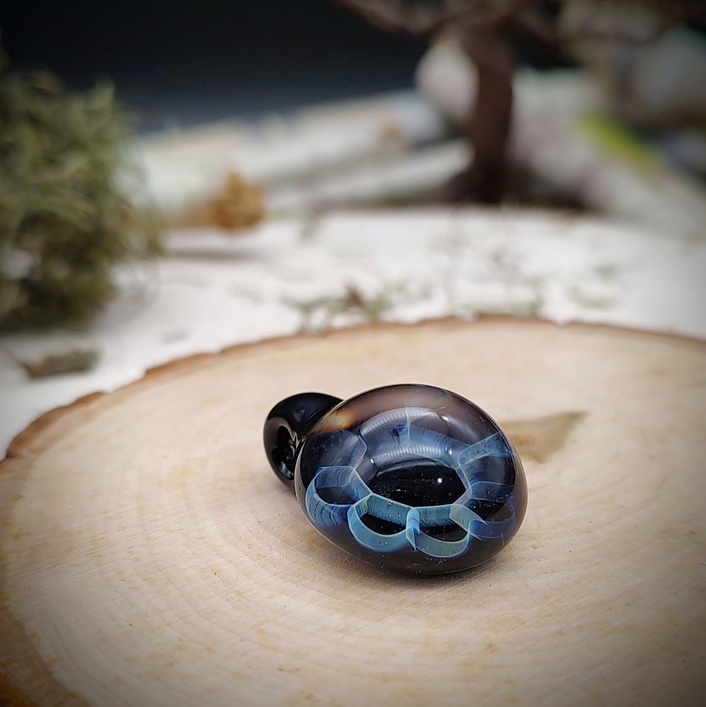 Fumed Honeycomb Pendant (Ready To Ship)