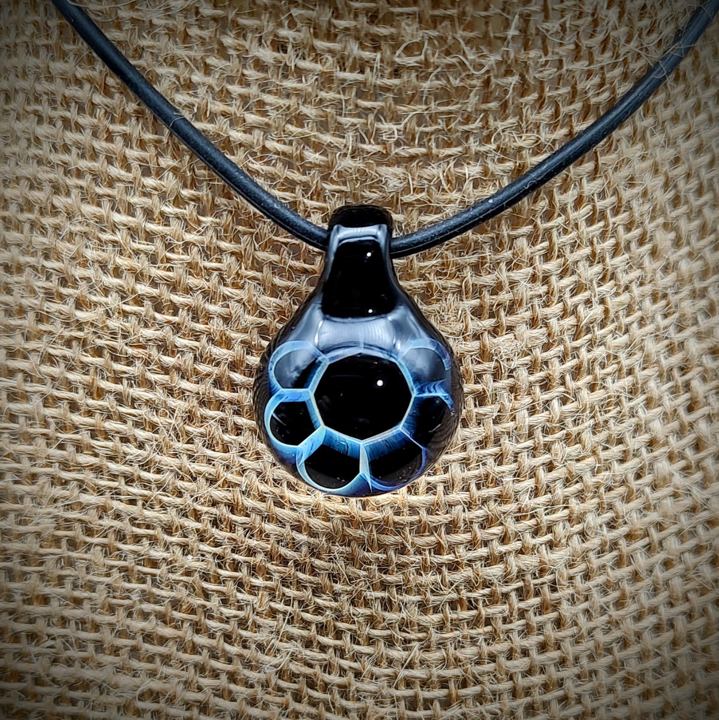Fumed Honeycomb Pendant (Ready To Ship)