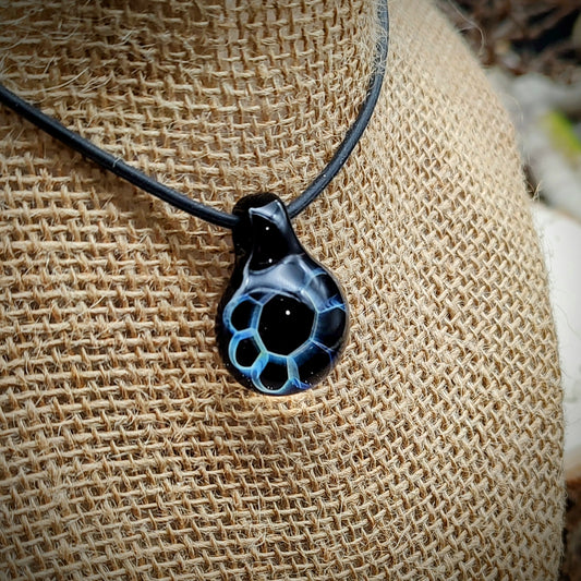 Fumed Honeycomb Pendant (Ready To Ship)