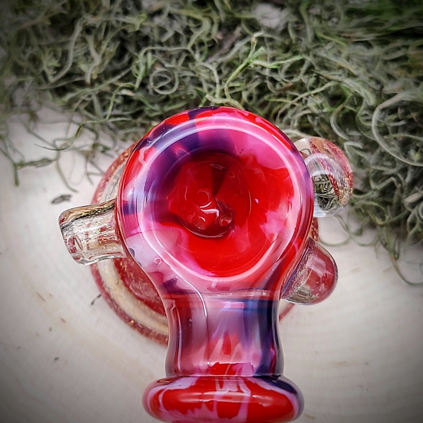 Red Hammer Hand Pipe (Ready to Ship)