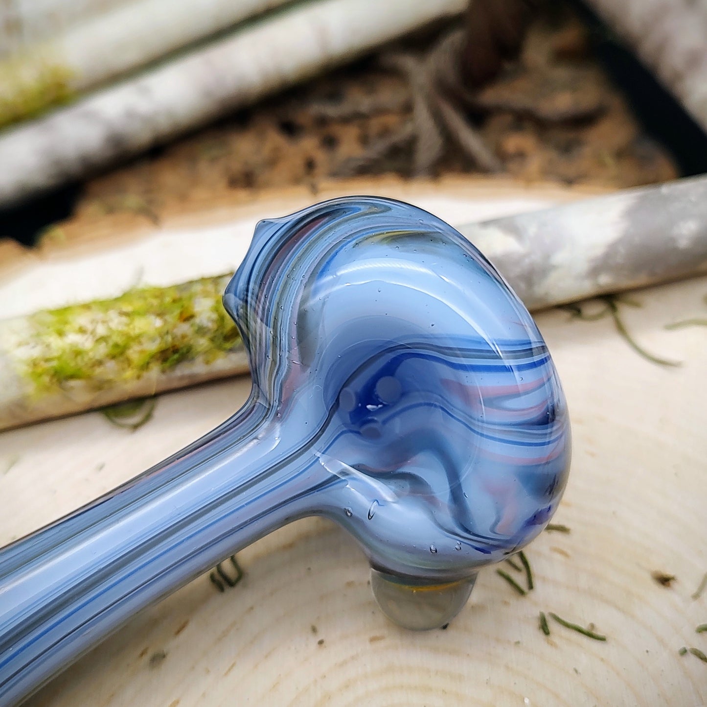 Pipa de mano de mármol Milli (lista para enviar)