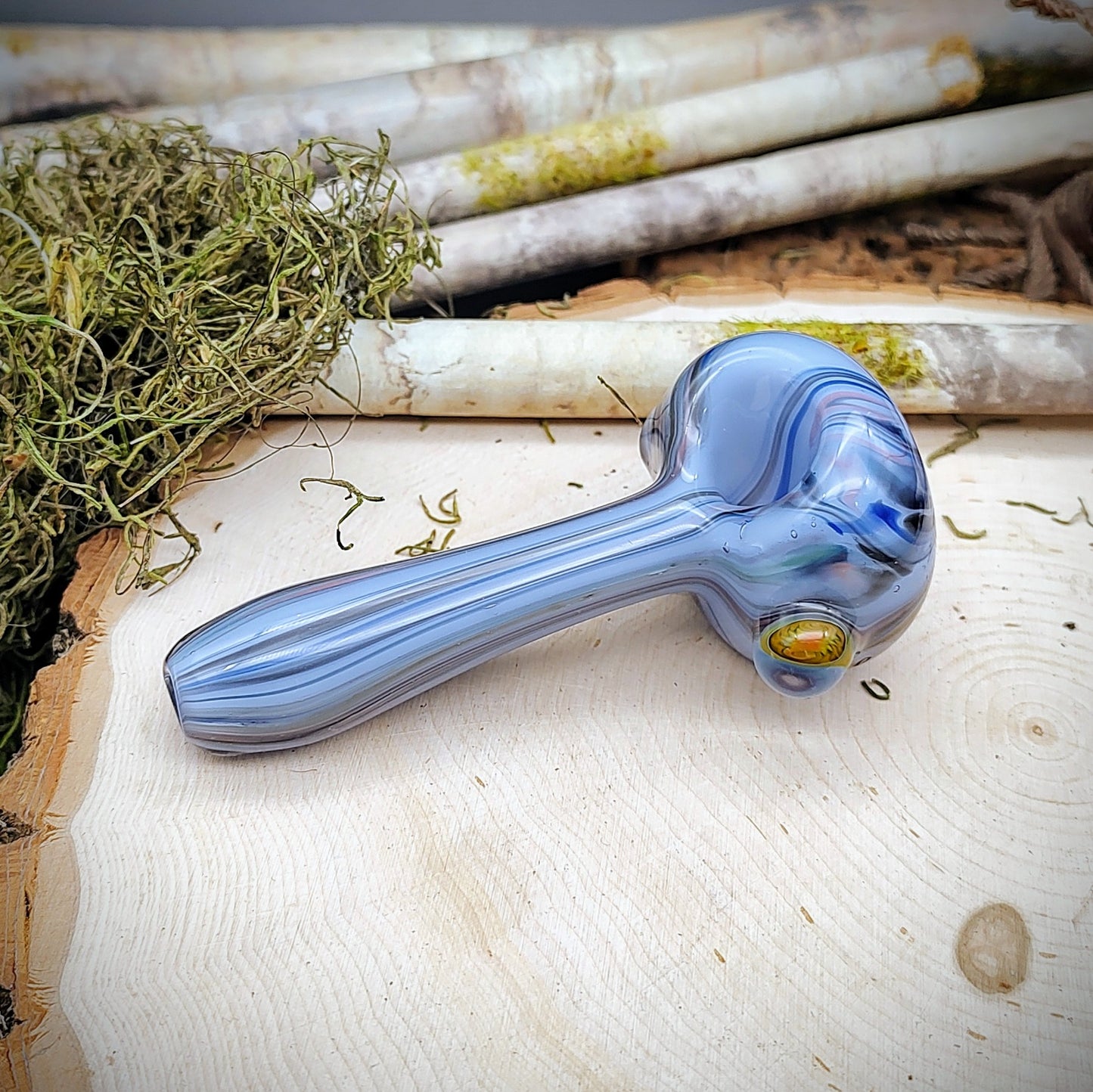 Pipa de mano de mármol Milli (lista para enviar)