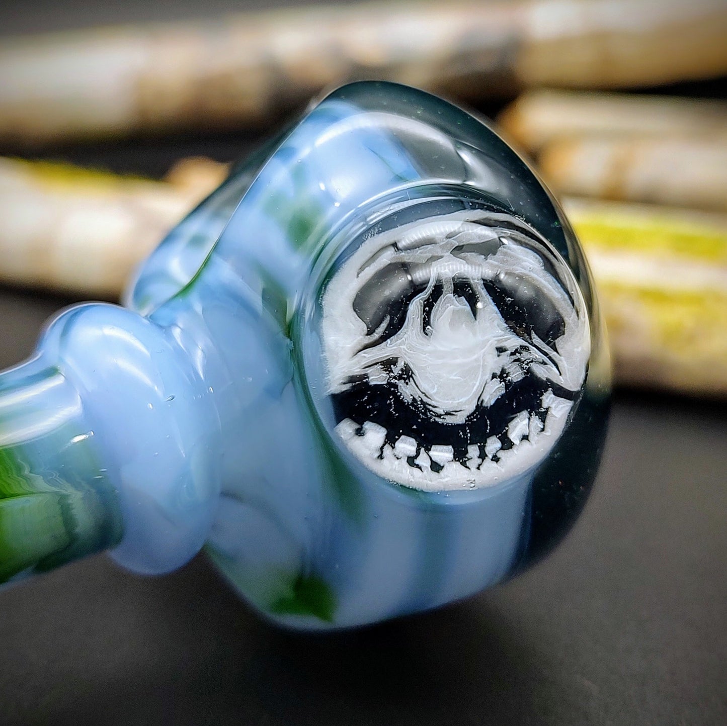 Opal Faced, Marbled Hand Pipe (Ready to Ship)