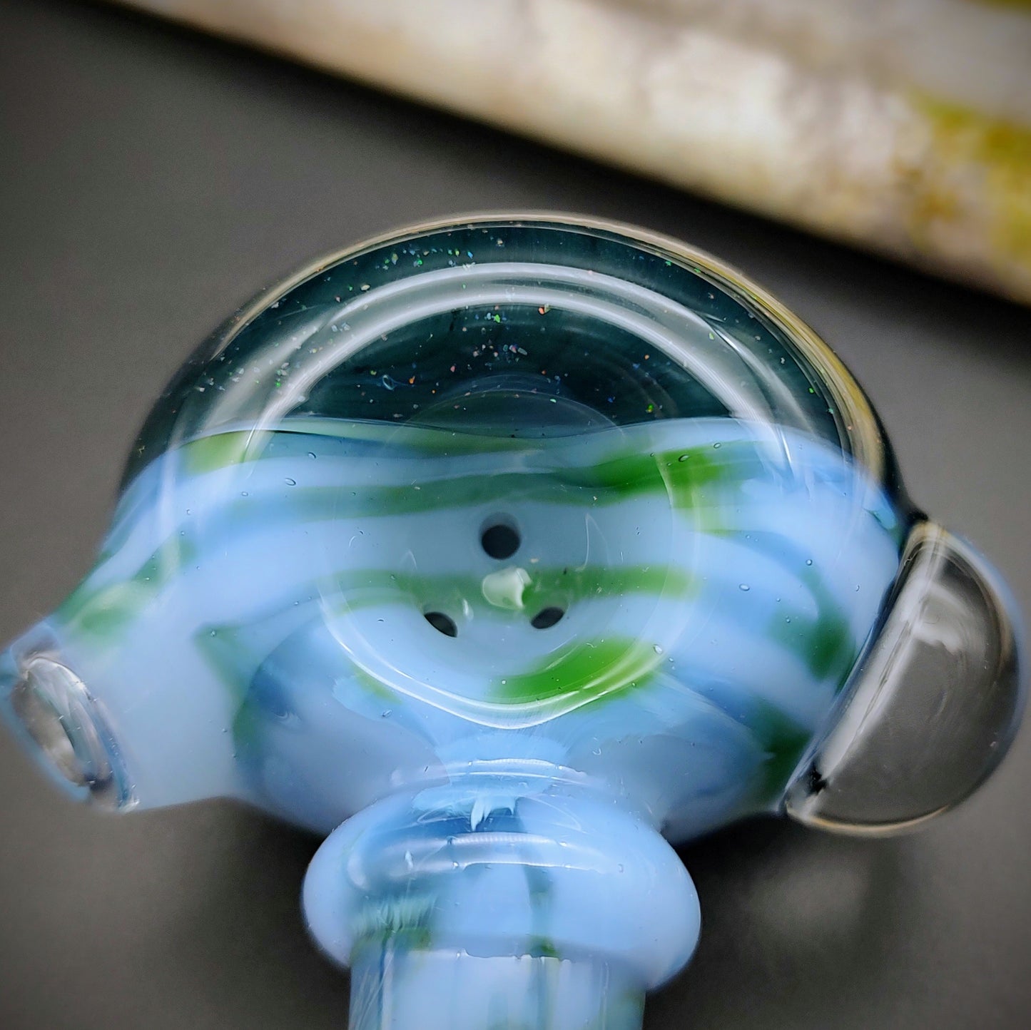 Opal Faced, Marbled Hand Pipe (Ready to Ship)