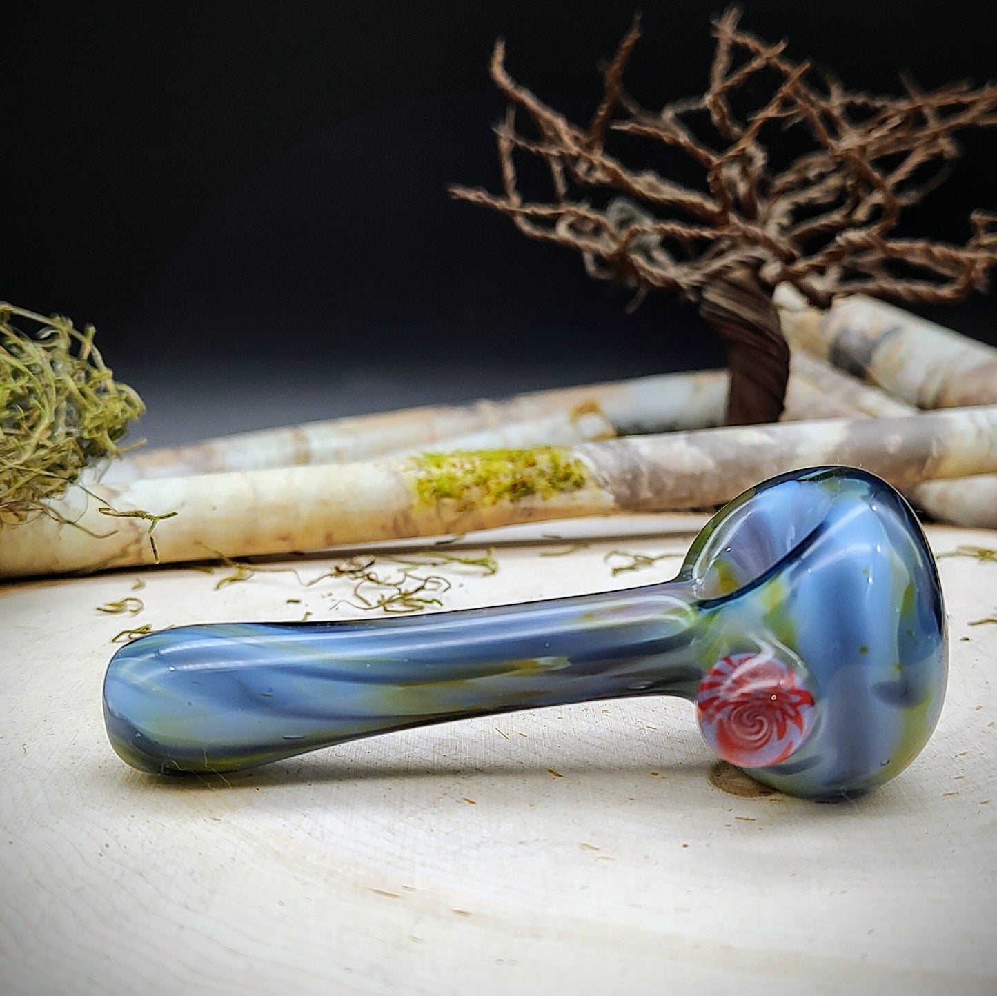 Pipa de mano de mármol Milli (lista para enviar)