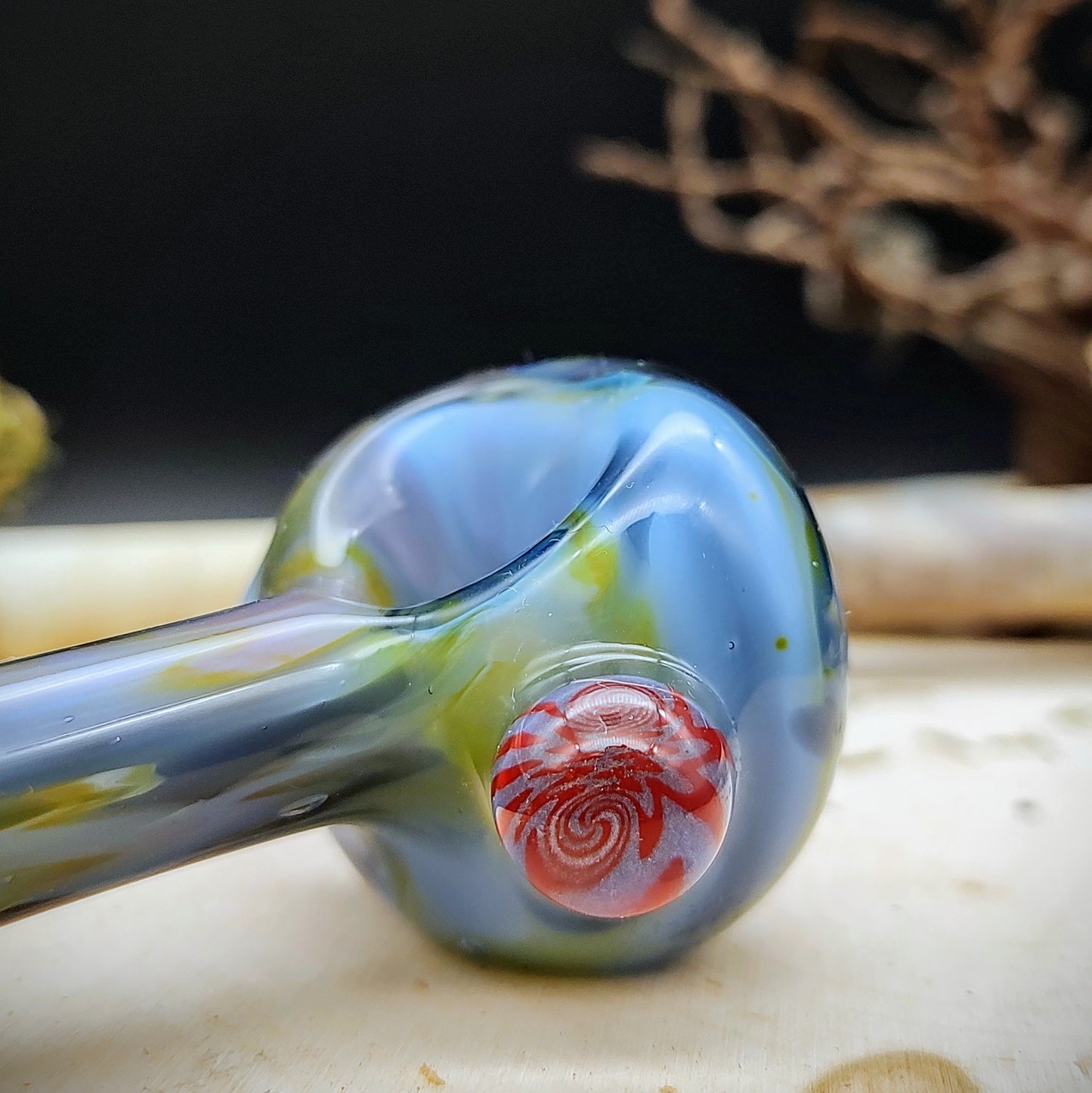 Pipa de mano de mármol Milli (lista para enviar)