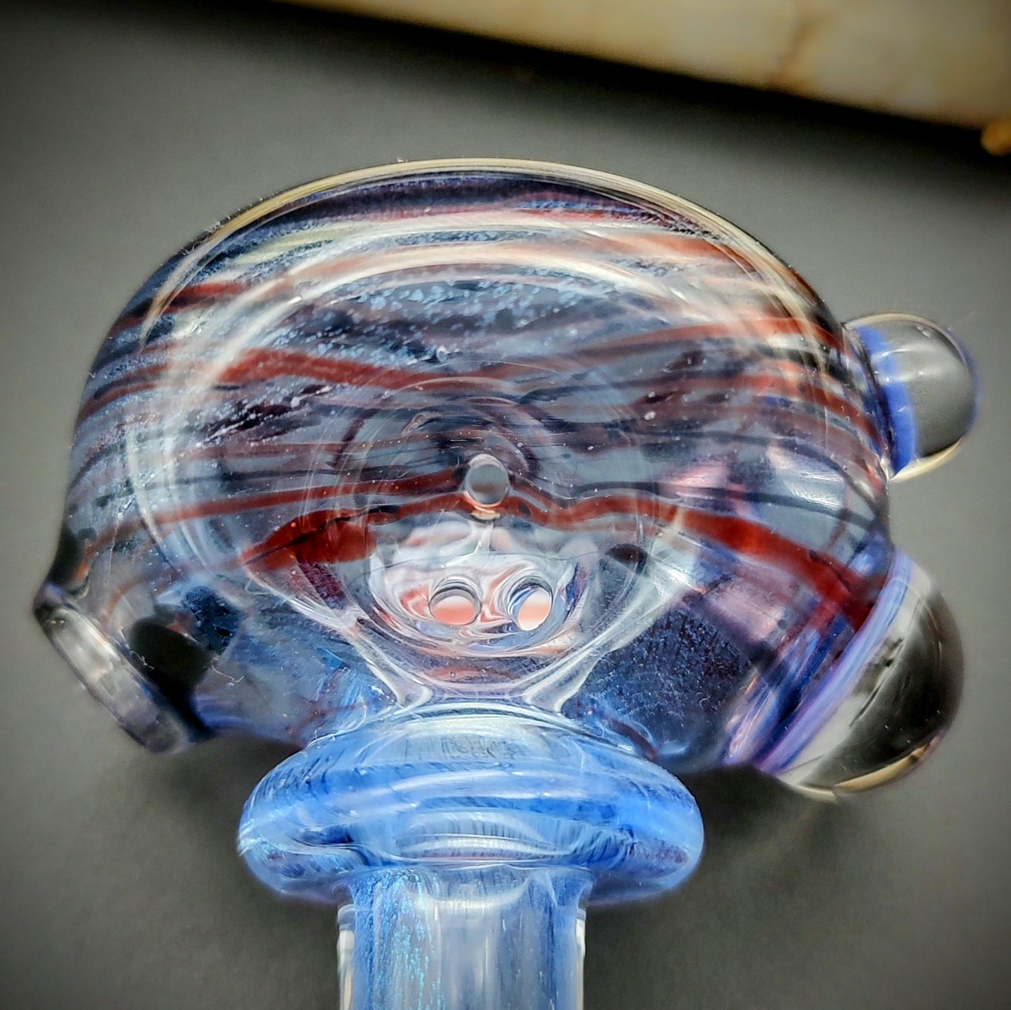 Transparent Dichro Hand Pipe (Ready to Ship)