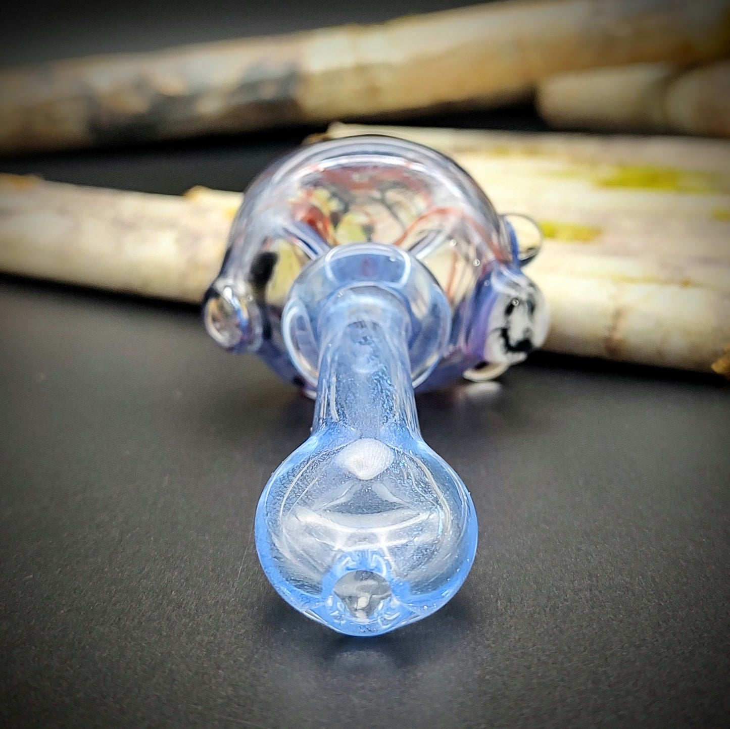 Transparent Dichro Hand Pipe (Ready to Ship)
