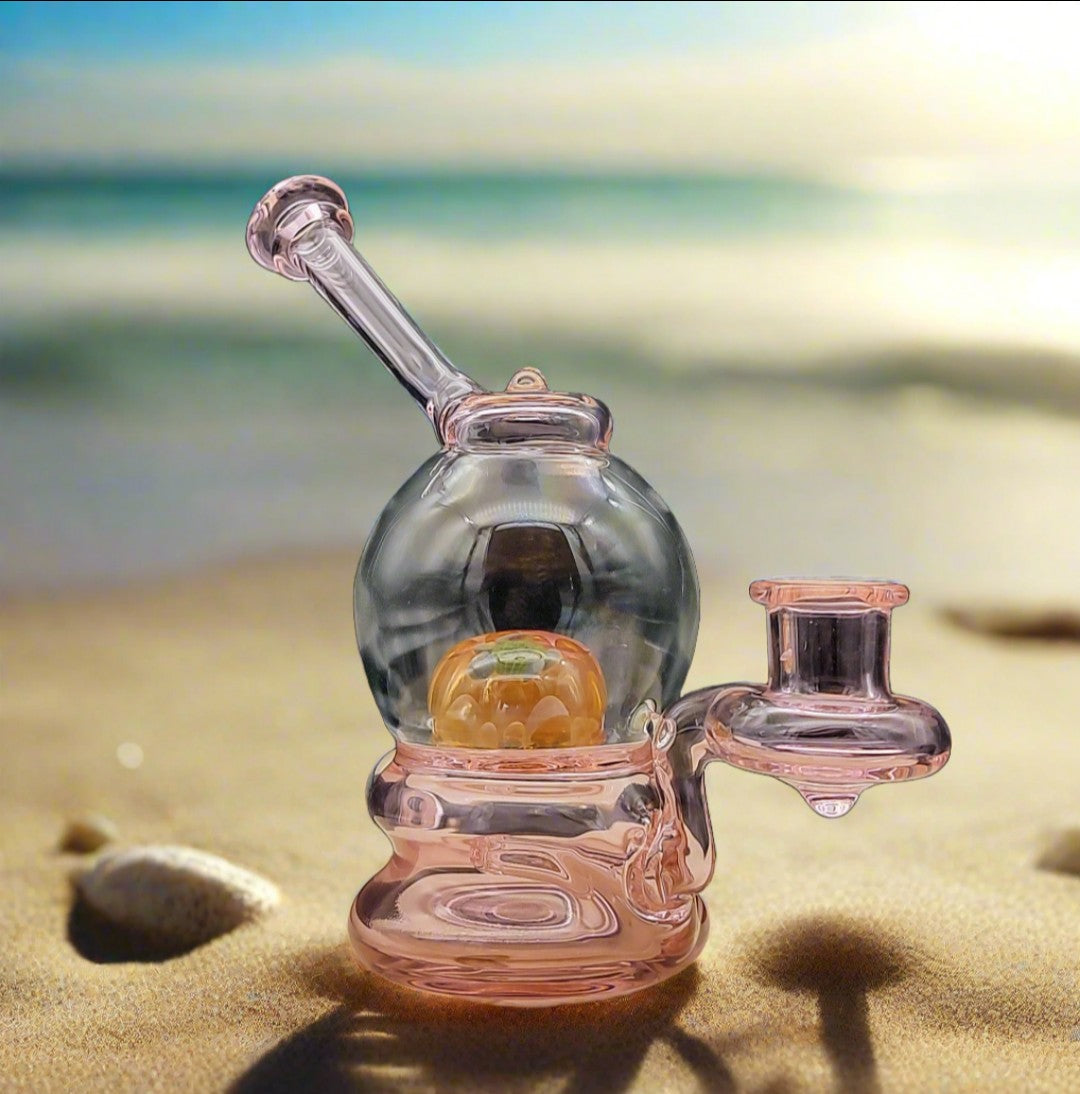 Blooper - Pink with Turtle Marble (Ready to Ship)