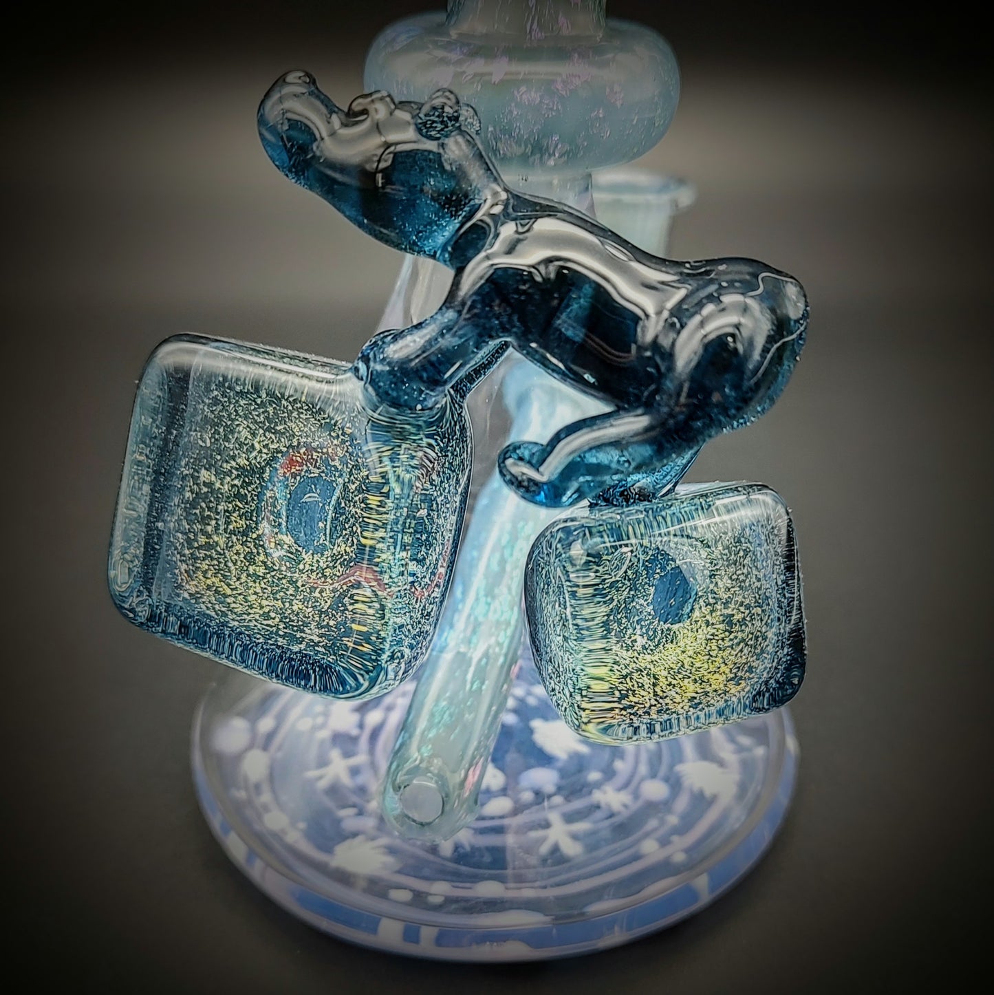 Oso polar sobre hielo Dichro Minitube (Listo para enviar)