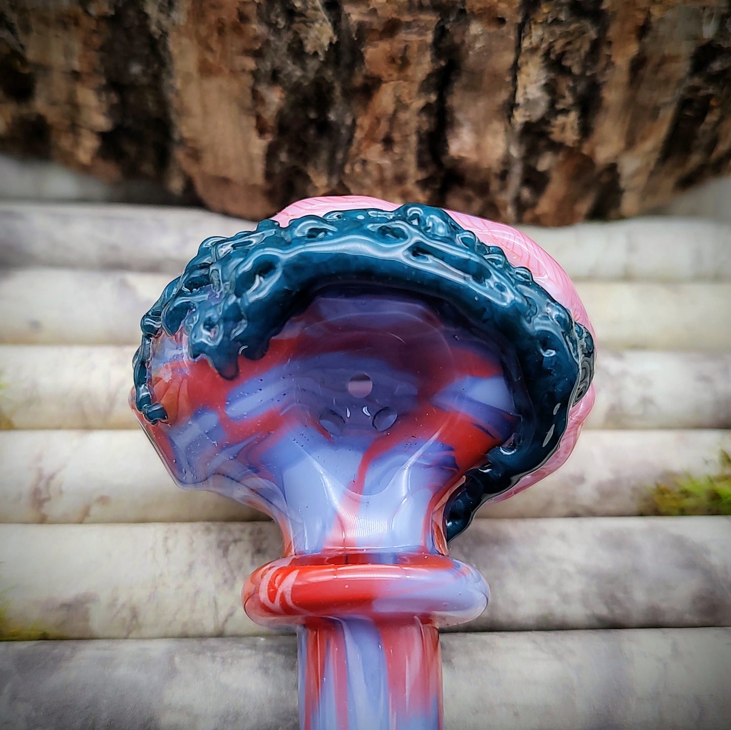 Tree Marbled Hand Pipe (Ready to Ship)
