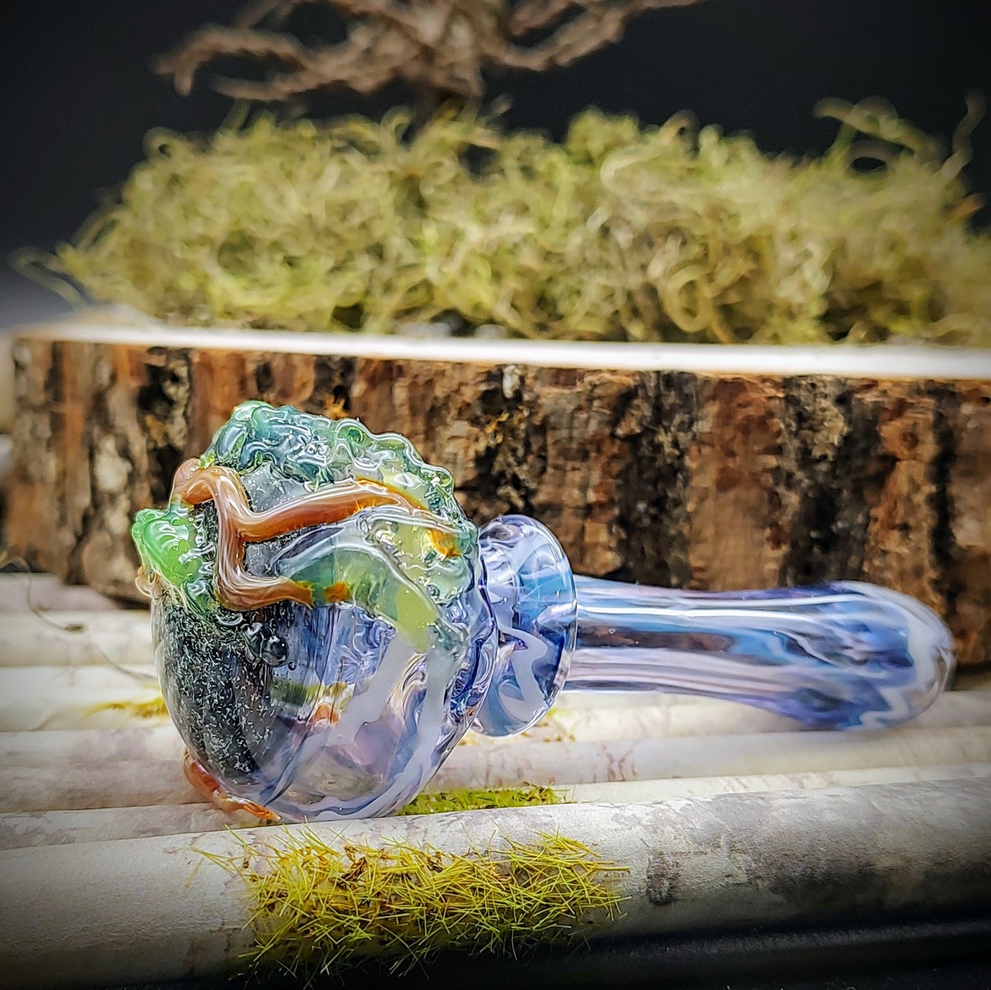 Tree Marbled Hand Pipe (Ready to Ship)