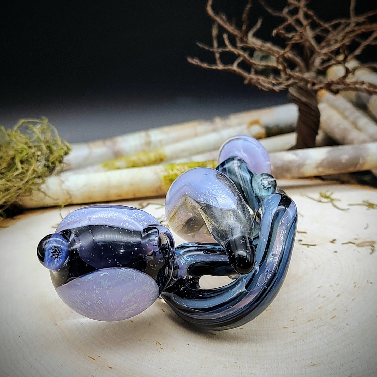 Space Force Dichroic Hand Pipe (Ready to Ship)