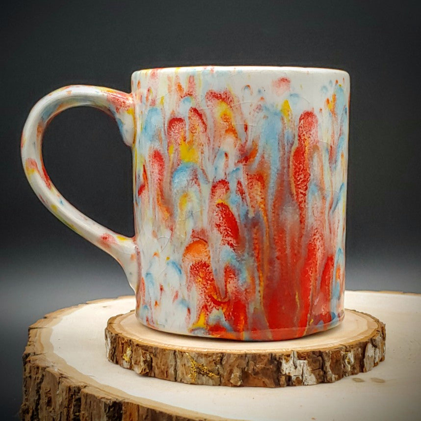 Taza de cerámica con el signo de la paz (lista para enviar)