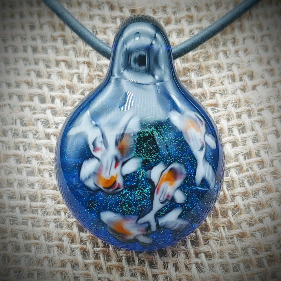 Fish Dichro Pendant (Ready To Ship)