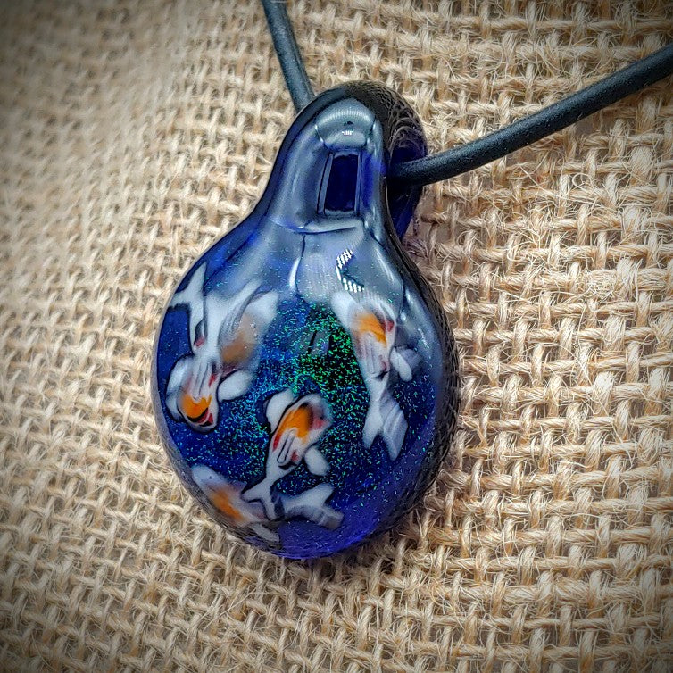 Fish Dichro Pendant (Ready To Ship)
