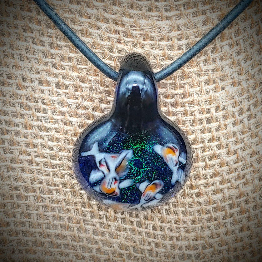 Fish Dichro Pendant (Ready To Ship)