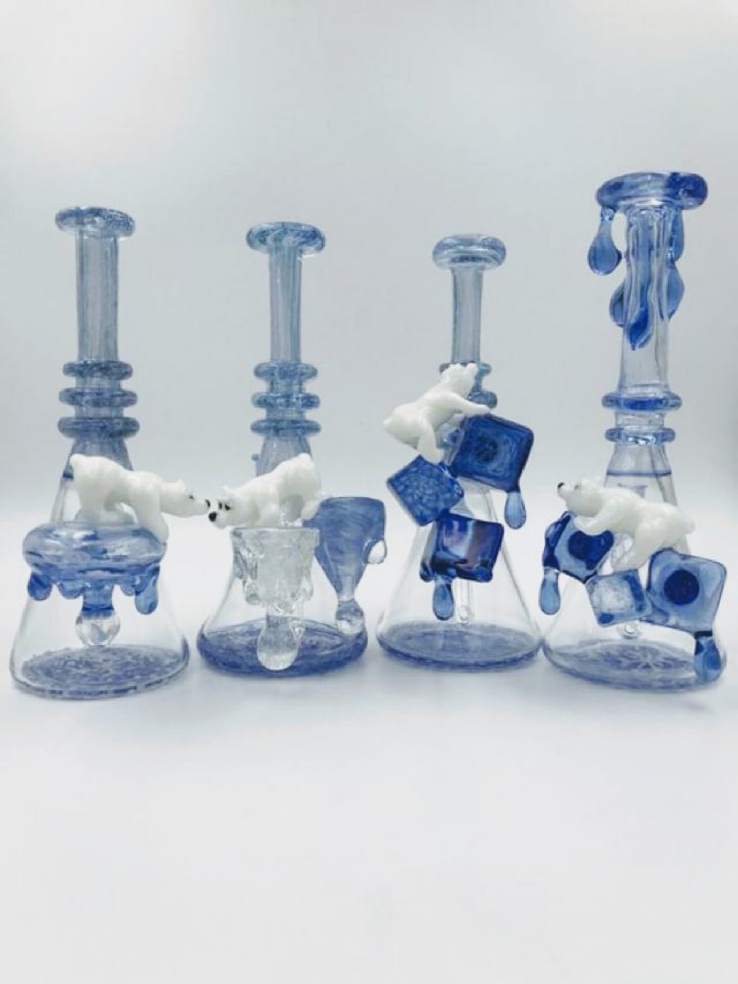 Oso Polar sobre Hielo Dicro Minitubo