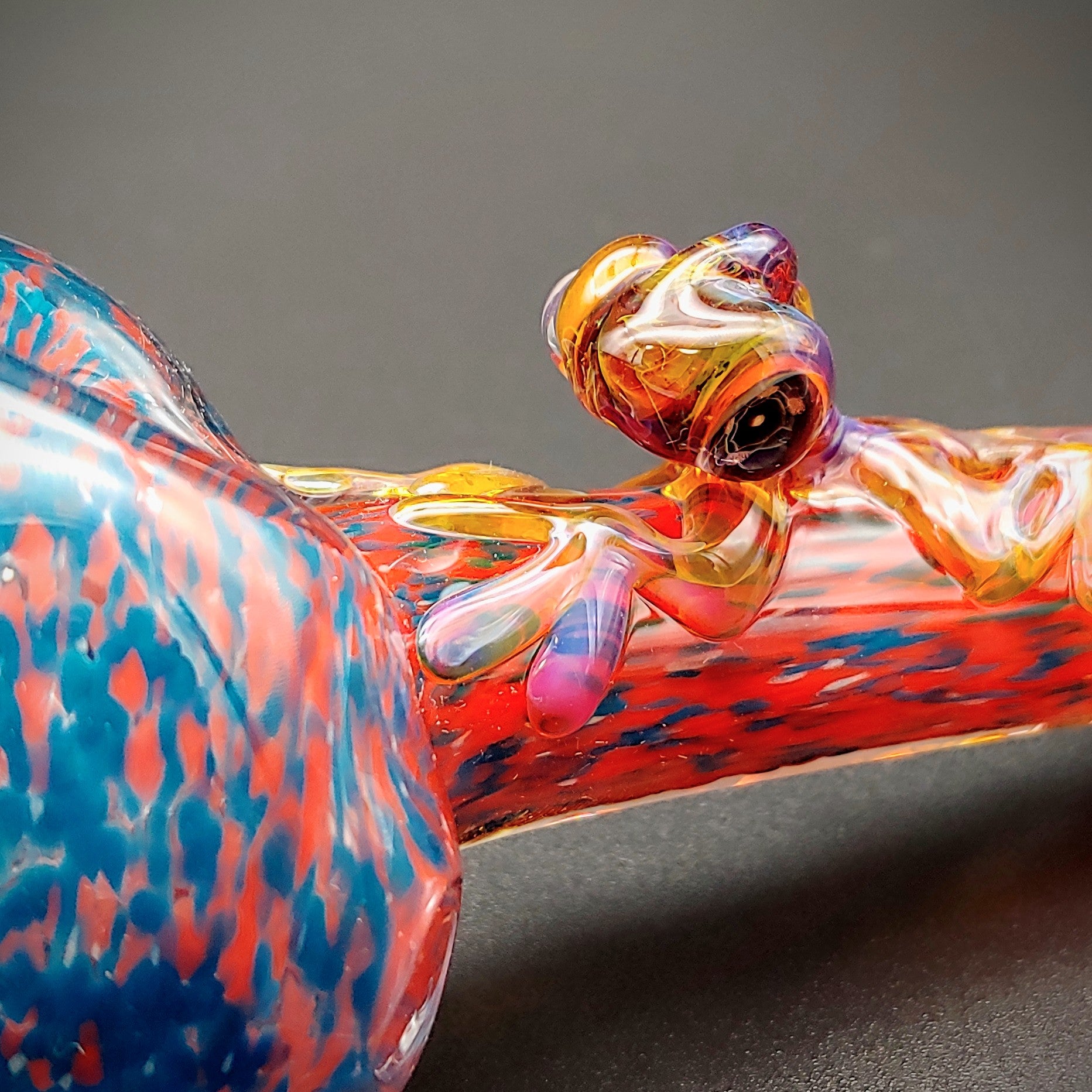 Lizard Glass Smoking Pipe Handblown – Murky Waters Studio