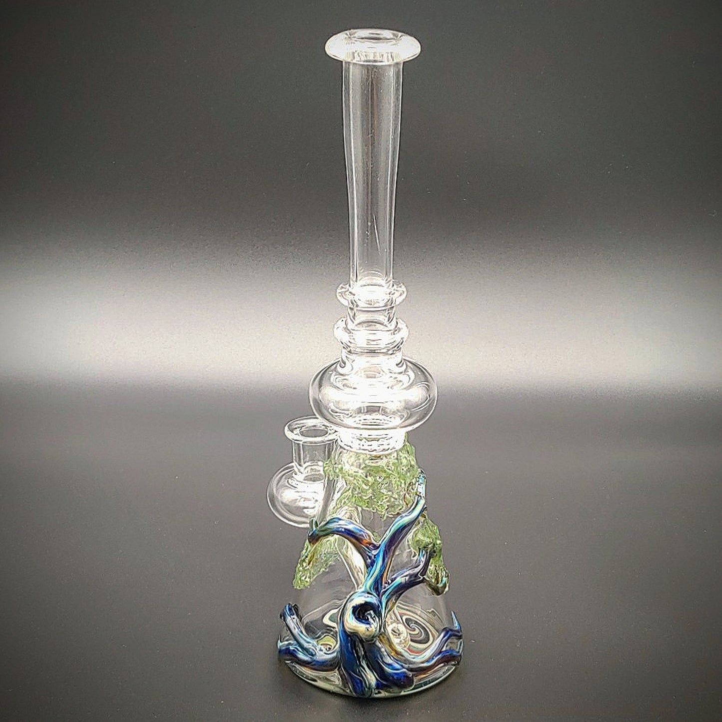 Plataforma para árbol bonsái con minitubo con fondo ondulado para peluca