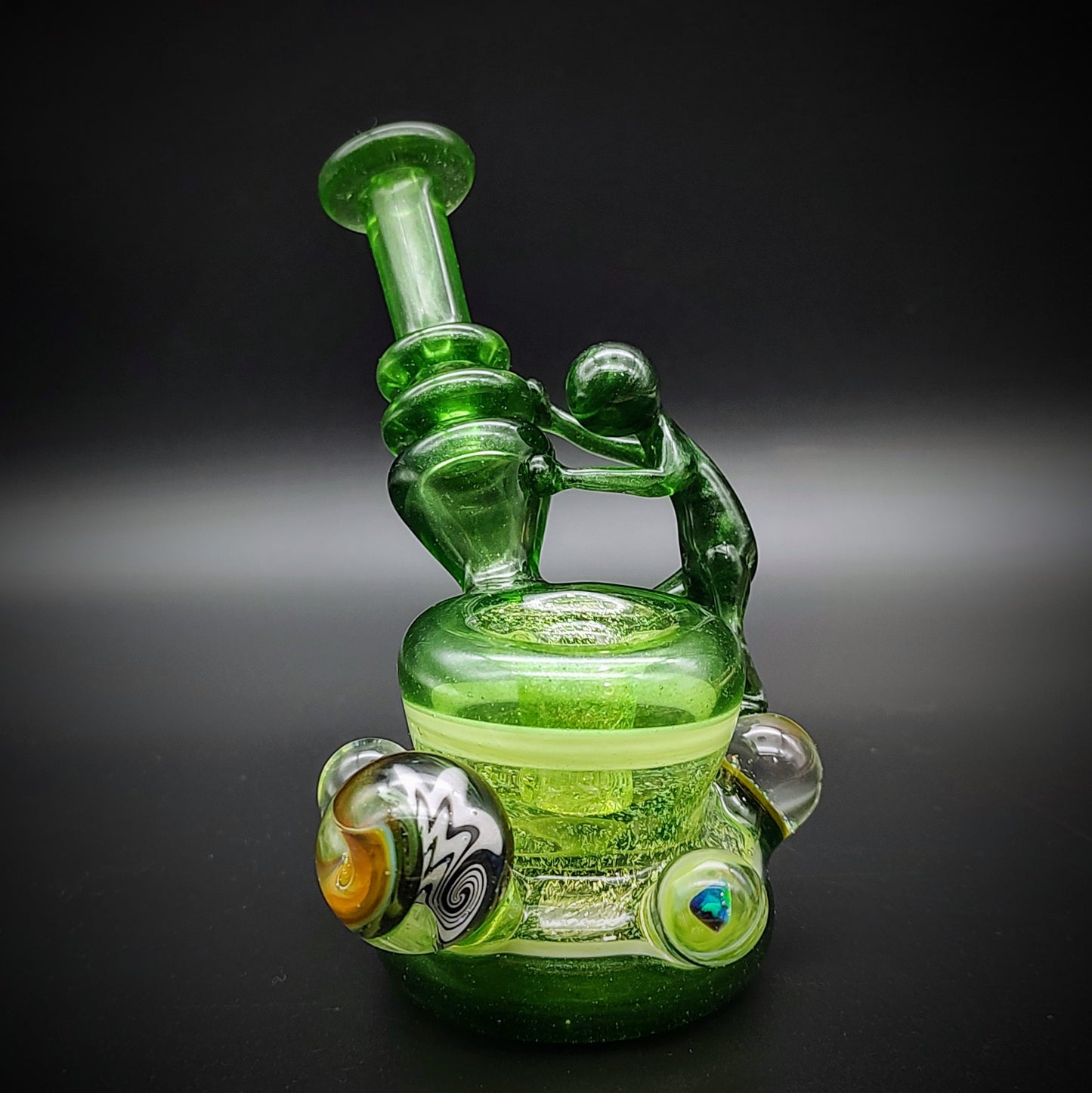 "The Bobby" Dry Rig - Green Dichro (Ready to Ship)