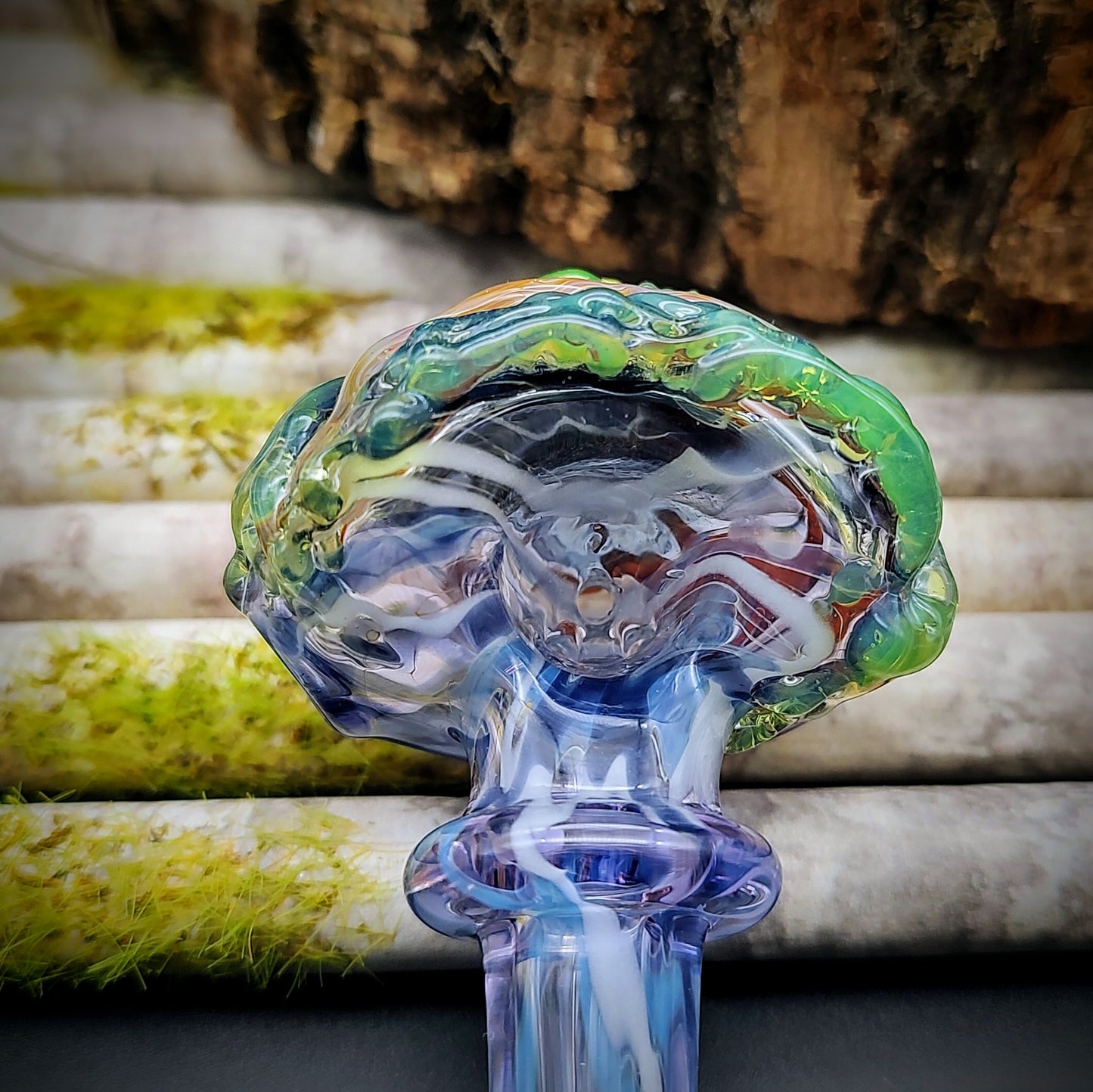 Tree Marbled Hand Pipe (Ready to Ship)