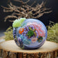 Pipa de mano de mármol Seahorse Seascape (lista para enviar)