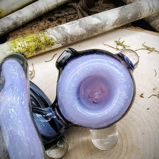 Spaced Out Dichroic Hand Pipe (Ready to Ship)