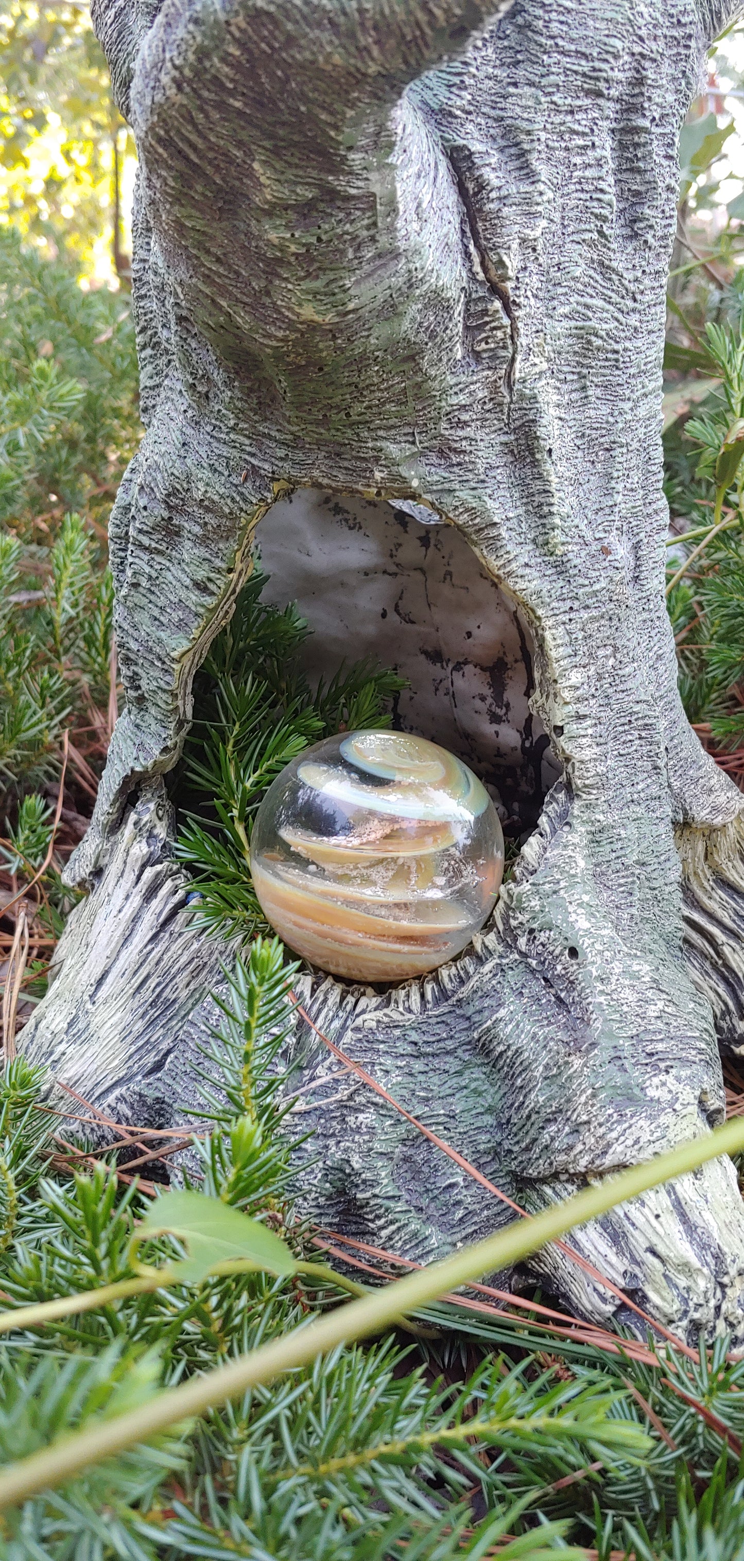 Cremation Spiral Marble Memorial Keepsake