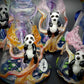 Bonsai Tree Panda Bear Koi Pond Dichro Minitube
