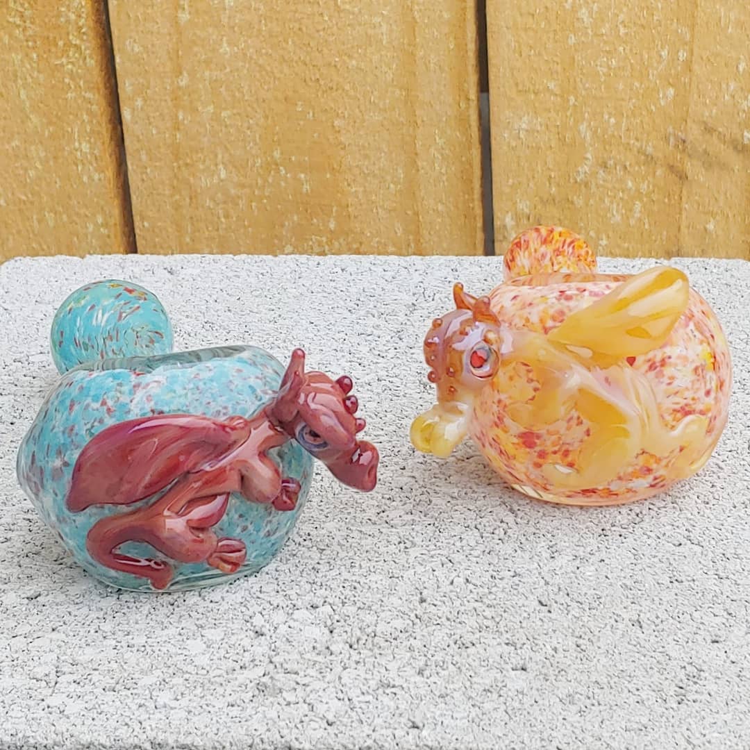 Dragon Frit Hand Pipe